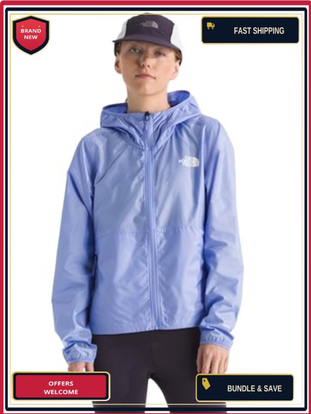 The North Face Cyclone Wind Jacket WindWall Recycled Polyester UPF 40+ Anorak
